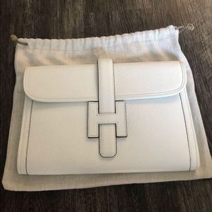 Hermès clutch.